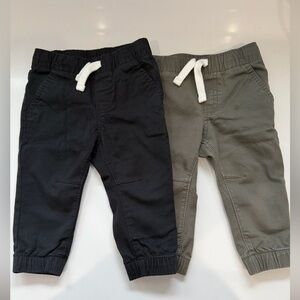 Cat & Jack Kids Joggers - Black and Olive